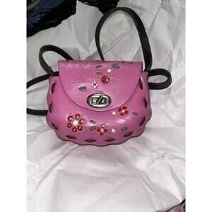 Mexico hand made leather crossbody mini purse 
Great condition